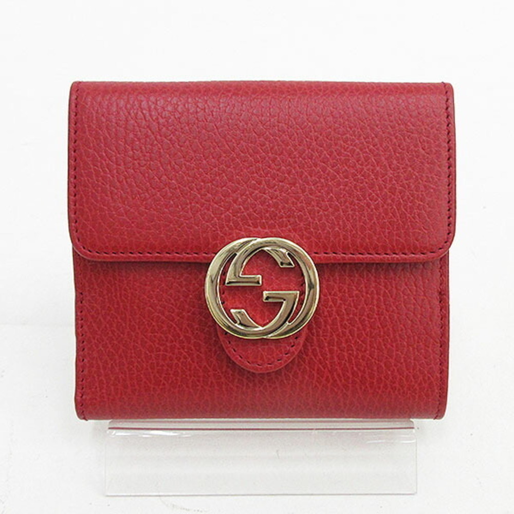 Gucci Interlocking GG Double Hook Bifold Wallet R… - image 1